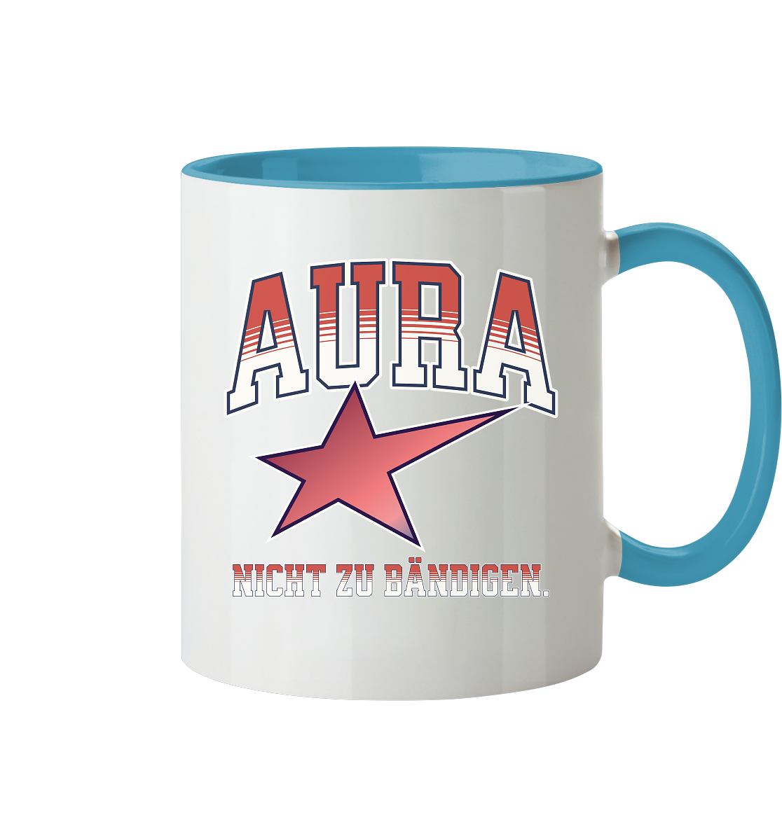 AURA – Nicht zu bändigen - Tasse zweifarbig