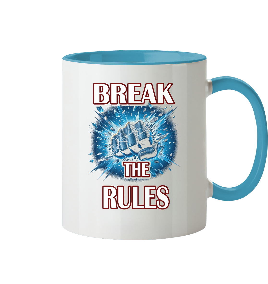 Break the Rules - Tasse zweifarbig