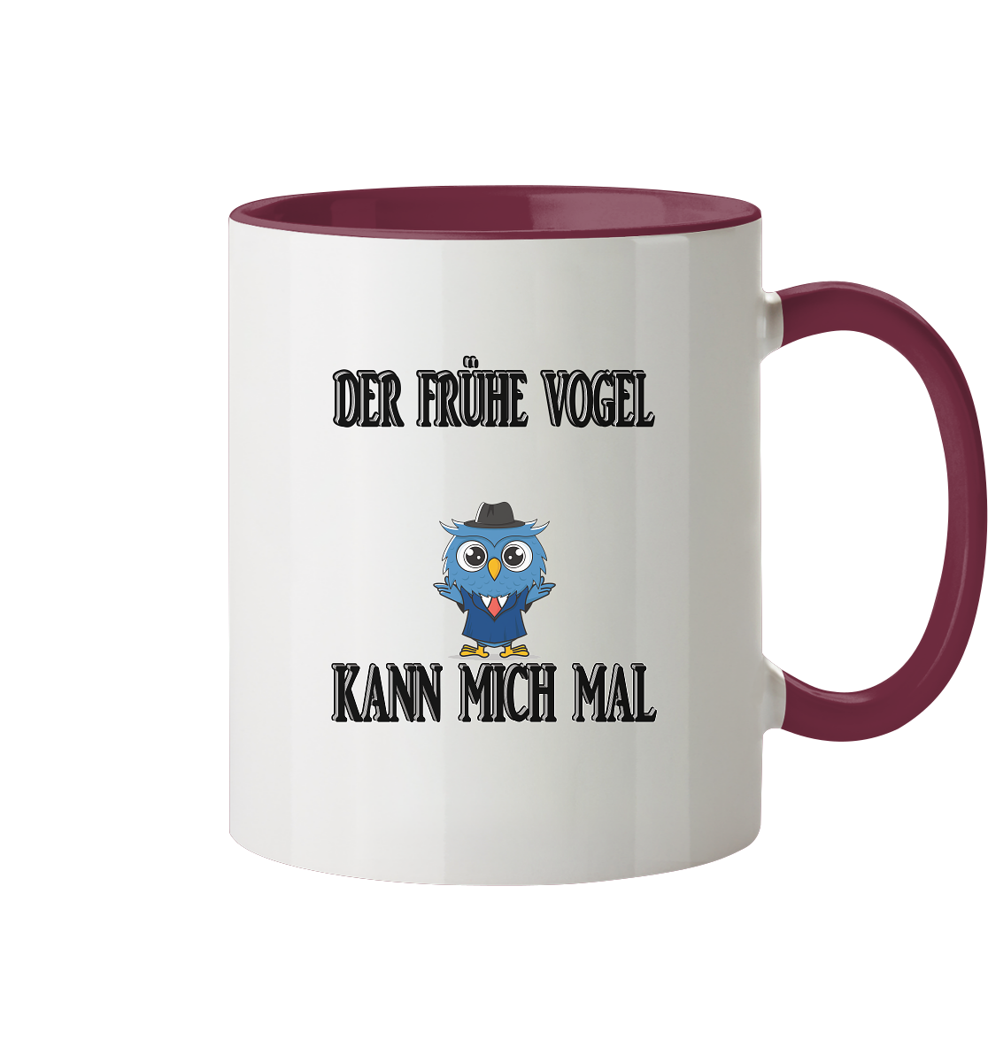 DER FRÜHE VOGEL KANN MICH MAL NO 2 - Tasse zweifarbig