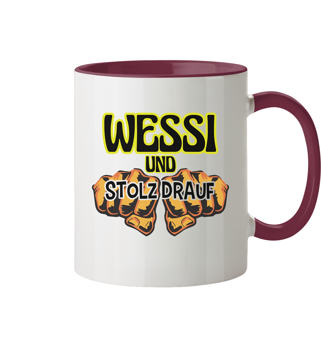 Wessi - Tasse zweifarbig