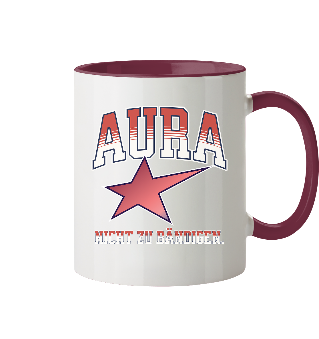 AURA – Nicht zu bändigen - Tasse zweifarbig