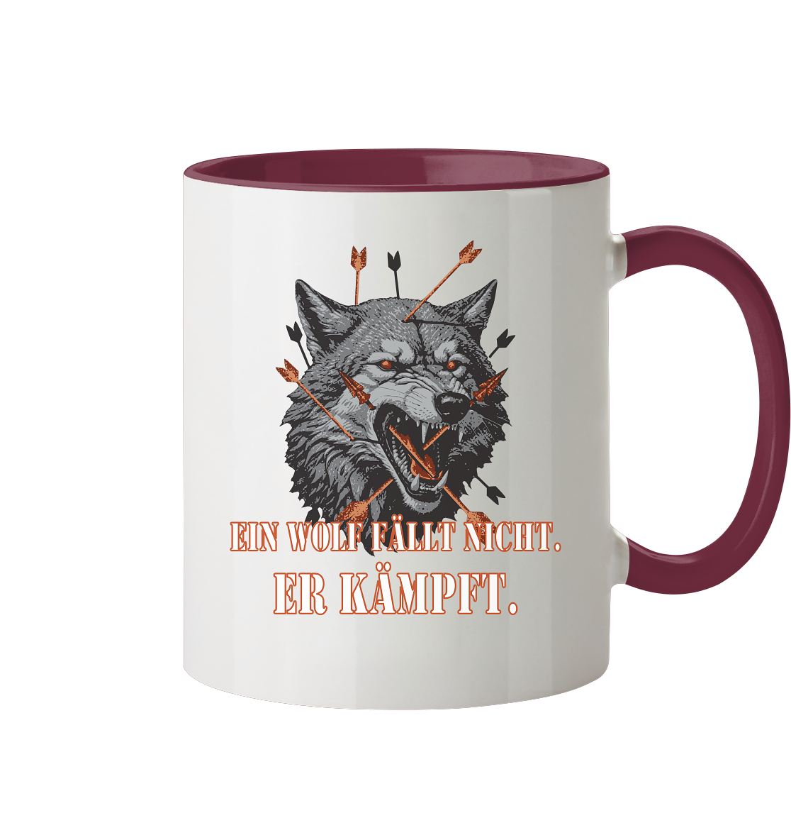 The Unbroken Wolf - Tasse zweifarbig