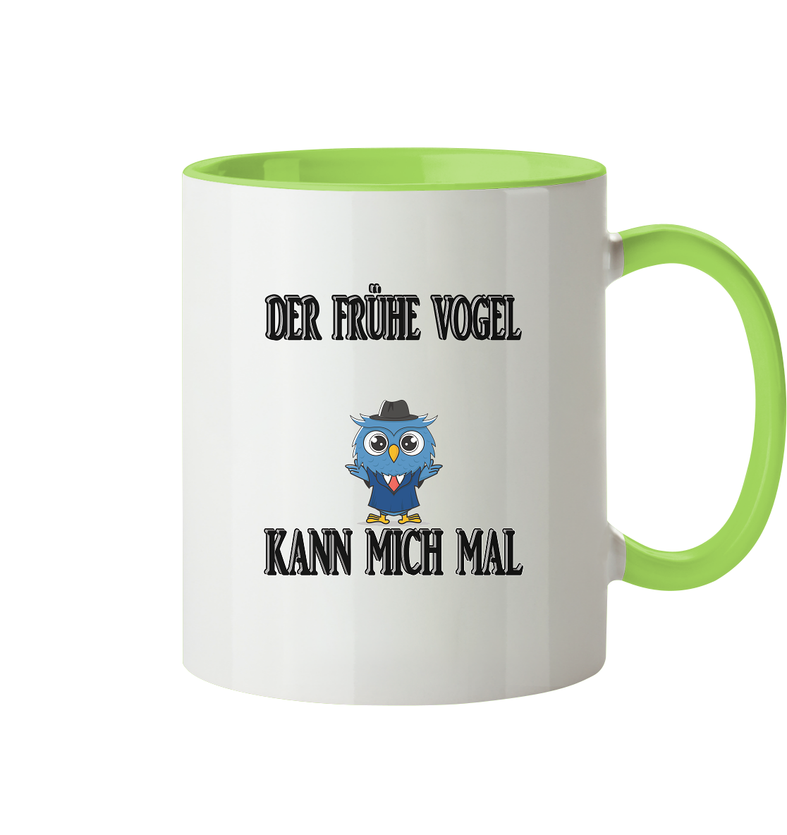 DER FRÜHE VOGEL KANN MICH MAL NO 2 - Tasse zweifarbig