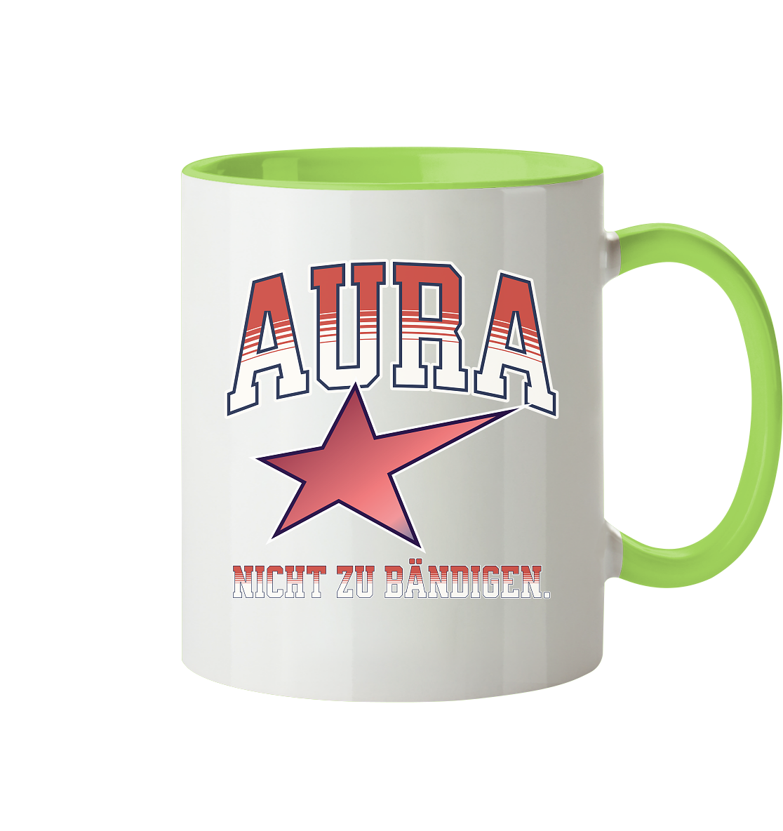 AURA – Nicht zu bändigen - Tasse zweifarbig