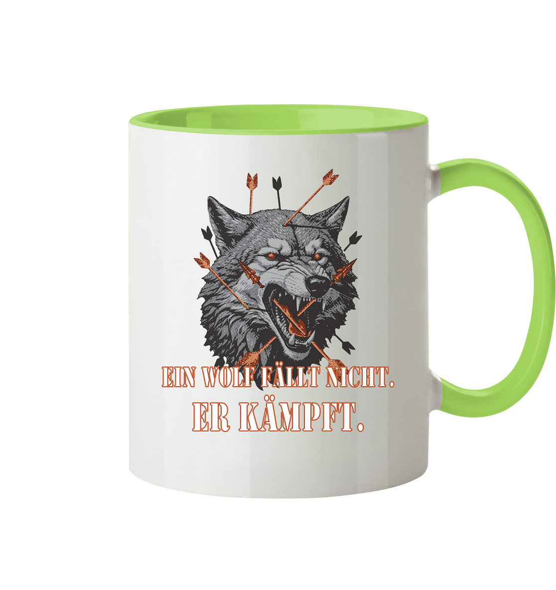 The Unbroken Wolf - Tasse zweifarbig
