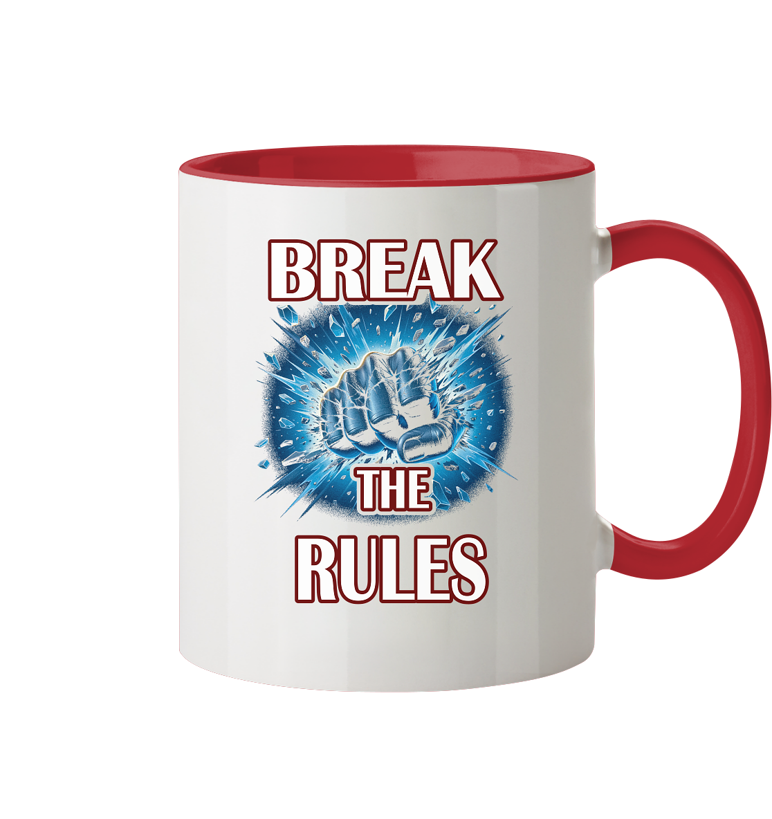 Break the Rules - Tasse zweifarbig