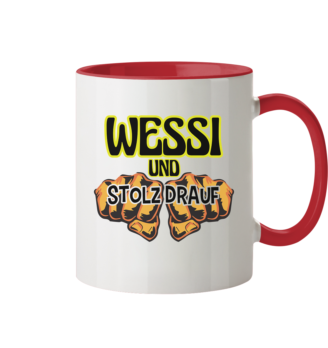 Wessi - Tasse zweifarbig