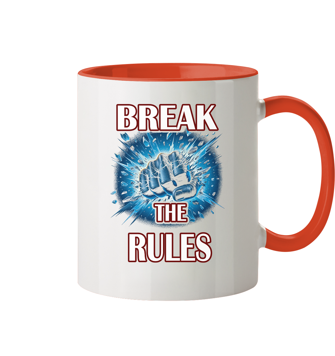 Break the Rules - Tasse zweifarbig