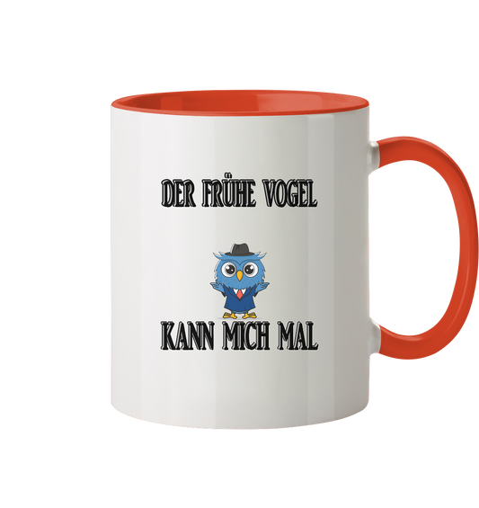 DER FRÜHE VOGEL KANN MICH MAL NO 2 - Tasse zweifarbig