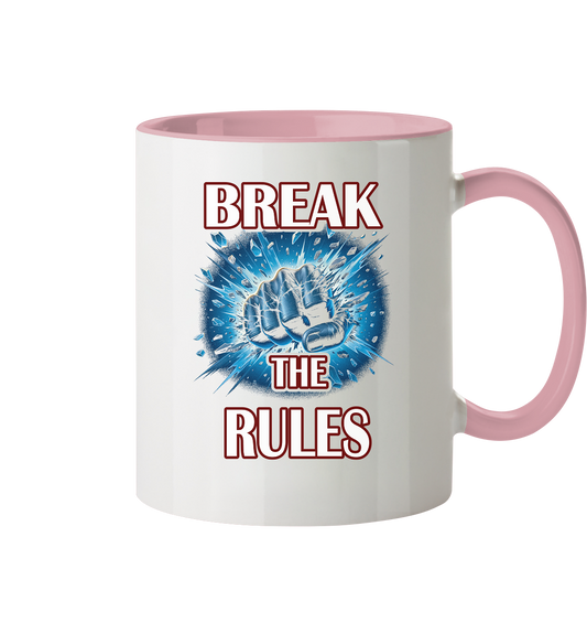 Break the Rules - Tasse zweifarbig