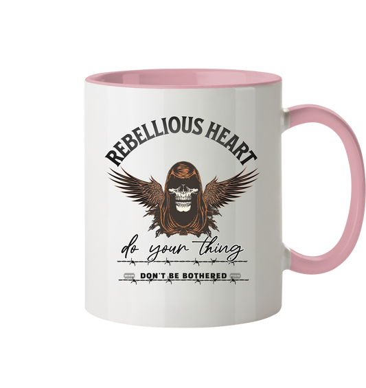 Rebellisches Herz III - Tasse zweifarbig