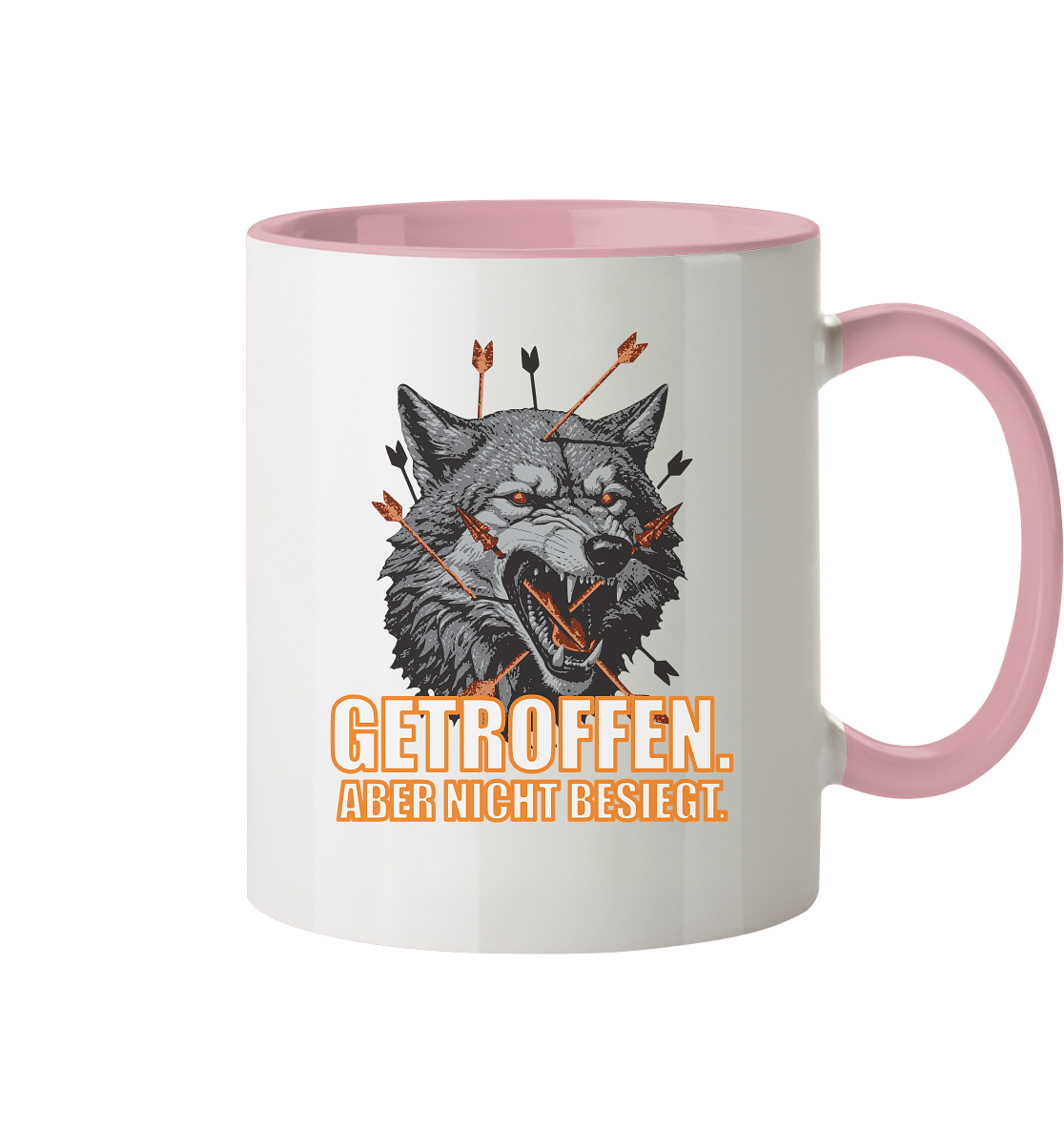 Alpha Wolf – Unbroken - Tasse zweifarbig