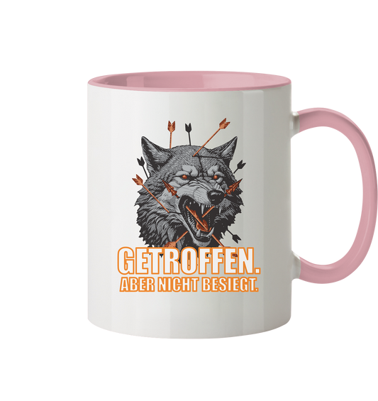 Alpha Wolf – Unbroken - Tasse zweifarbig