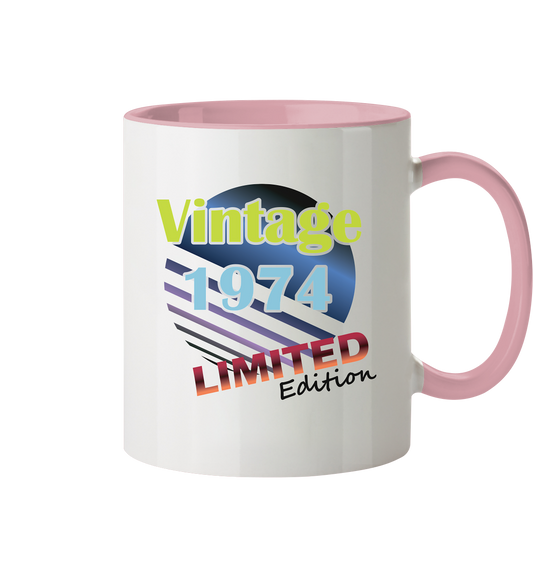 Jahrgang 1974- Tassen Limited Edition - Vintage   - Tasse zweifarbig