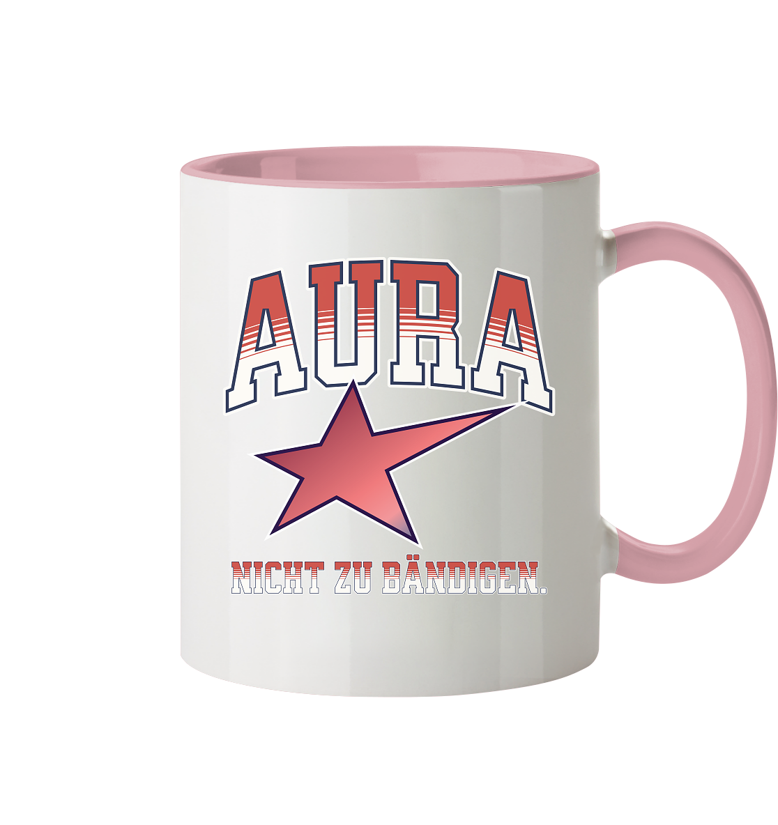 AURA – Nicht zu bändigen - Tasse zweifarbig