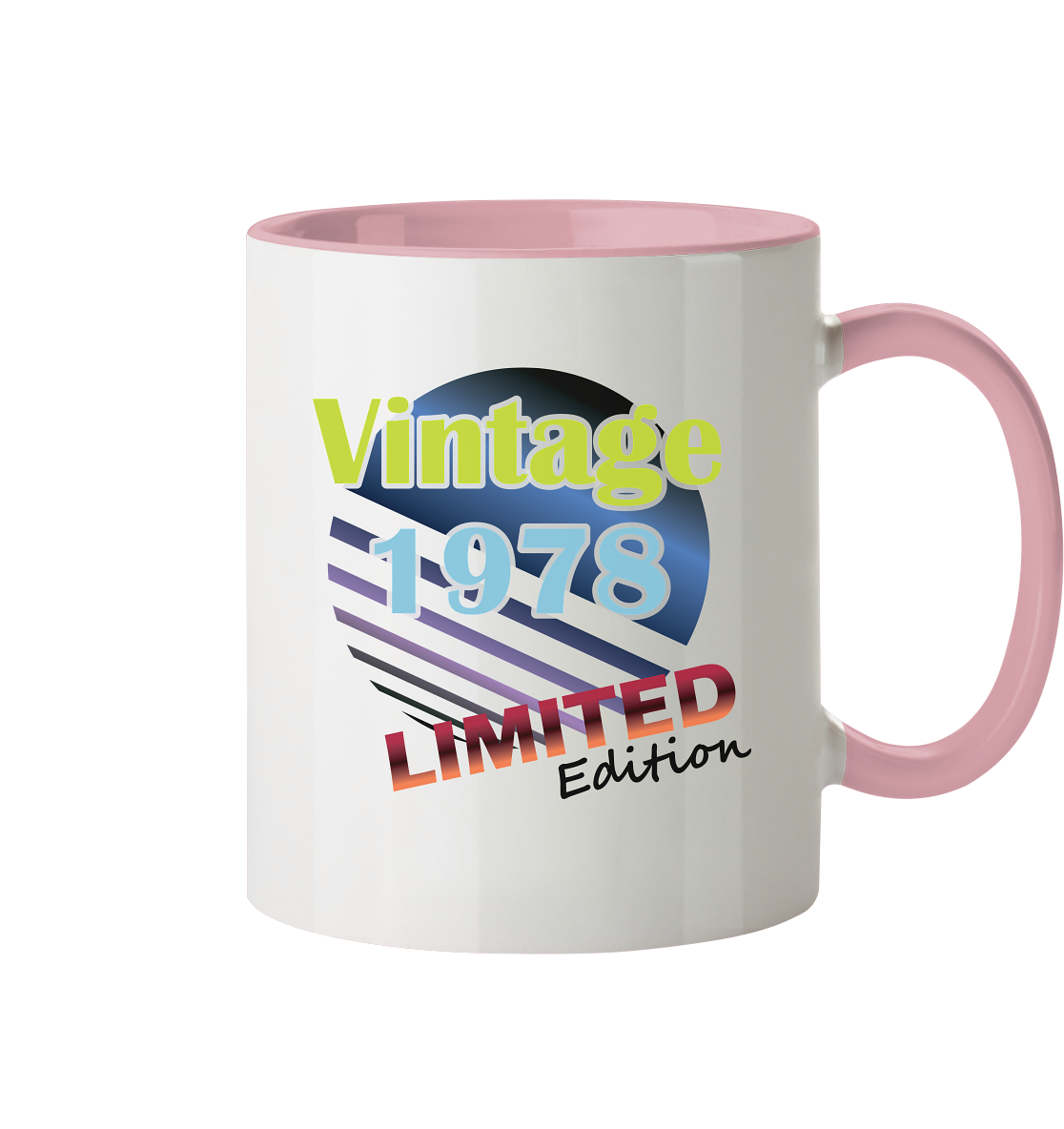 Jahrgang 1978- Tassen Limited Edition - Vintage      - Tasse zweifarbig