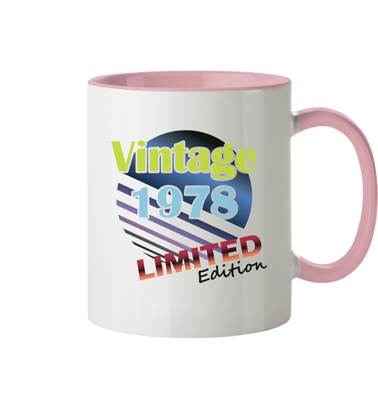 Jahrgang 1978- Tassen Limited Edition - Vintage      - Tasse zweifarbig