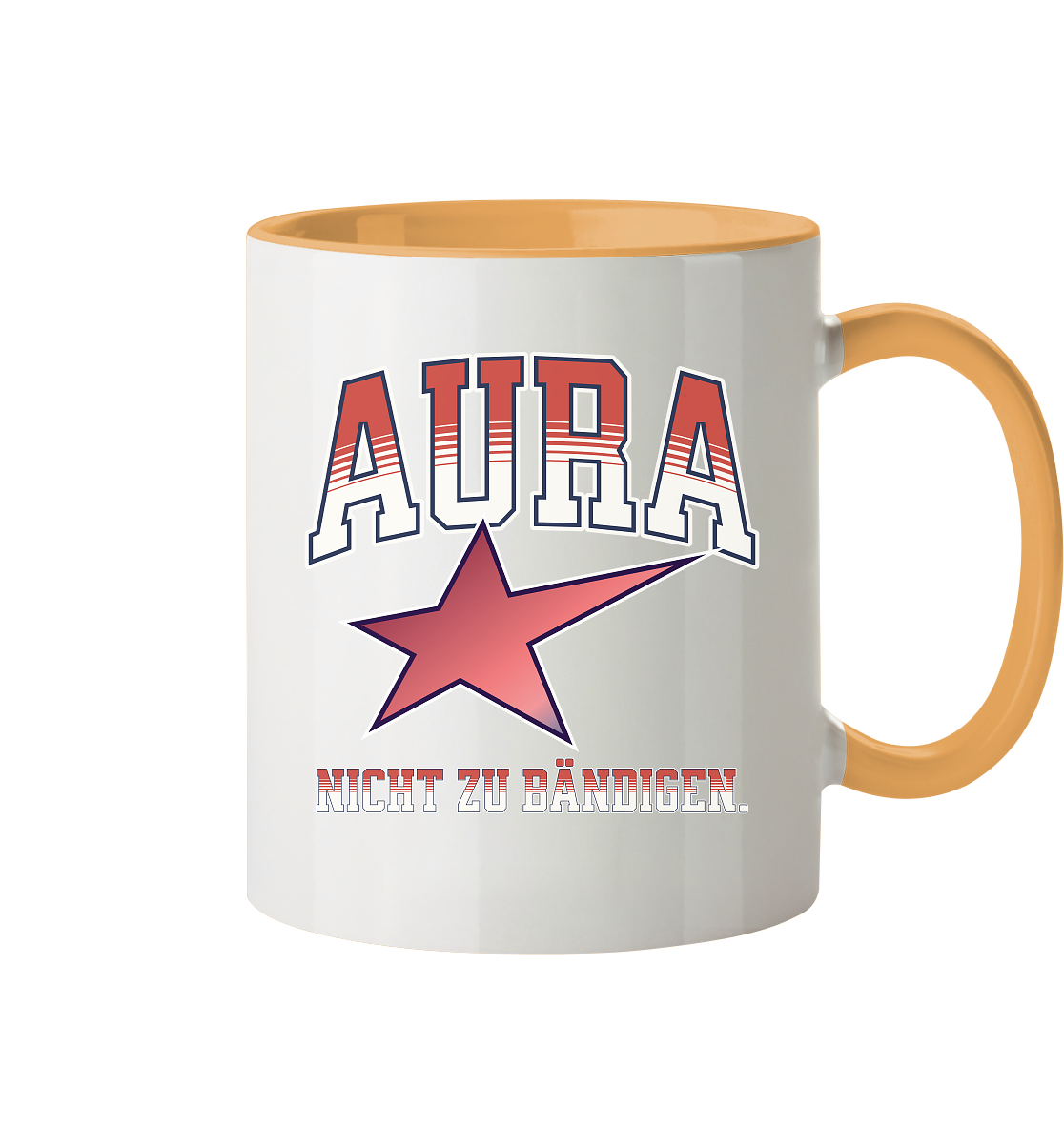 AURA – Nicht zu bändigen - Tasse zweifarbig