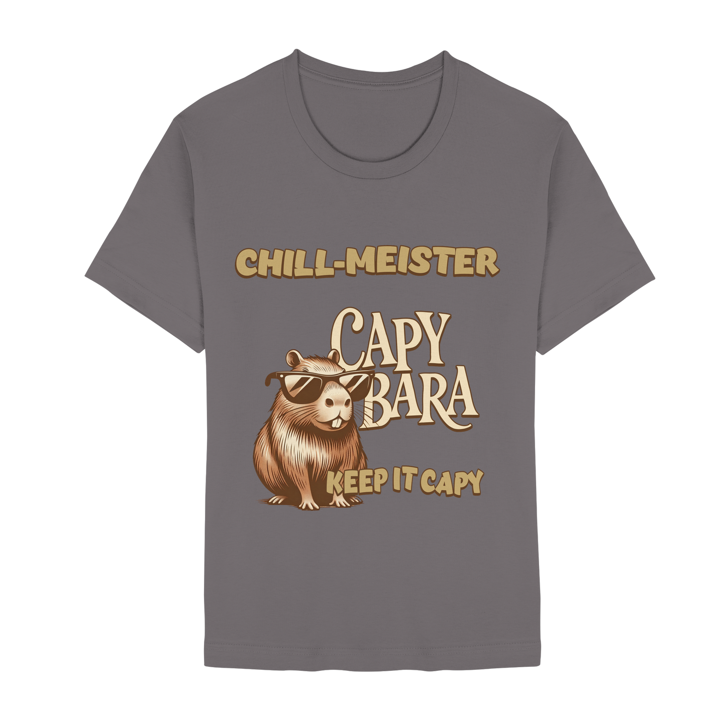 Chill-Meister Capybara – Keep it Capy (Bio & Premium) - Unisex Essential Premium Shirt