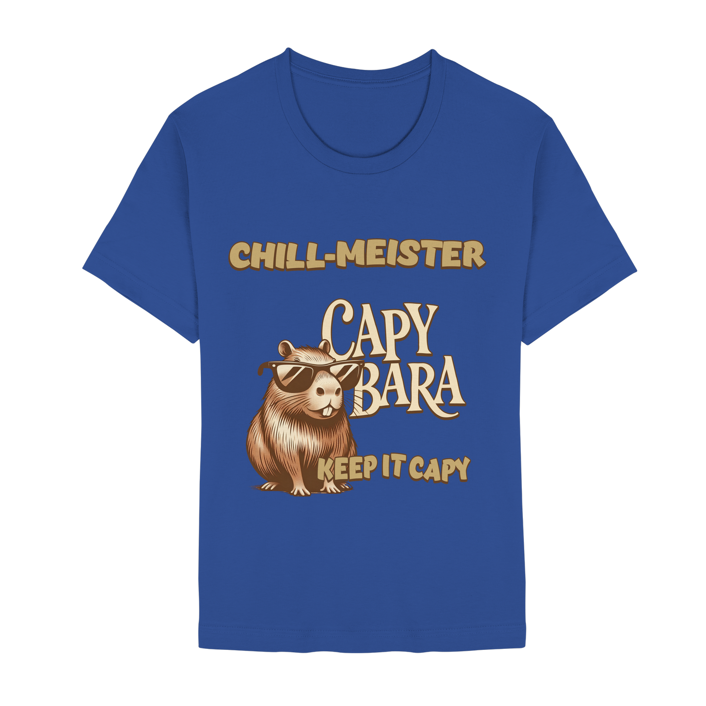 Chill-Meister Capybara – Keep it Capy (Bio & Premium) - Unisex Essential Premium Shirt
