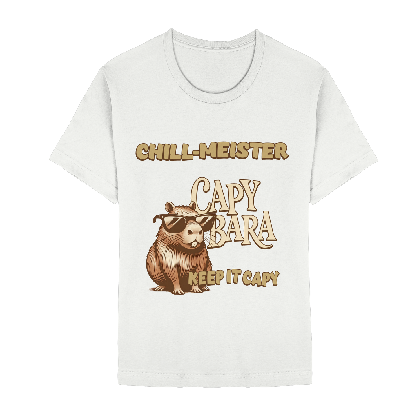 Chill-Meister Capybara – Keep it Capy (Bio & Premium) - Unisex Essential Premium Shirt