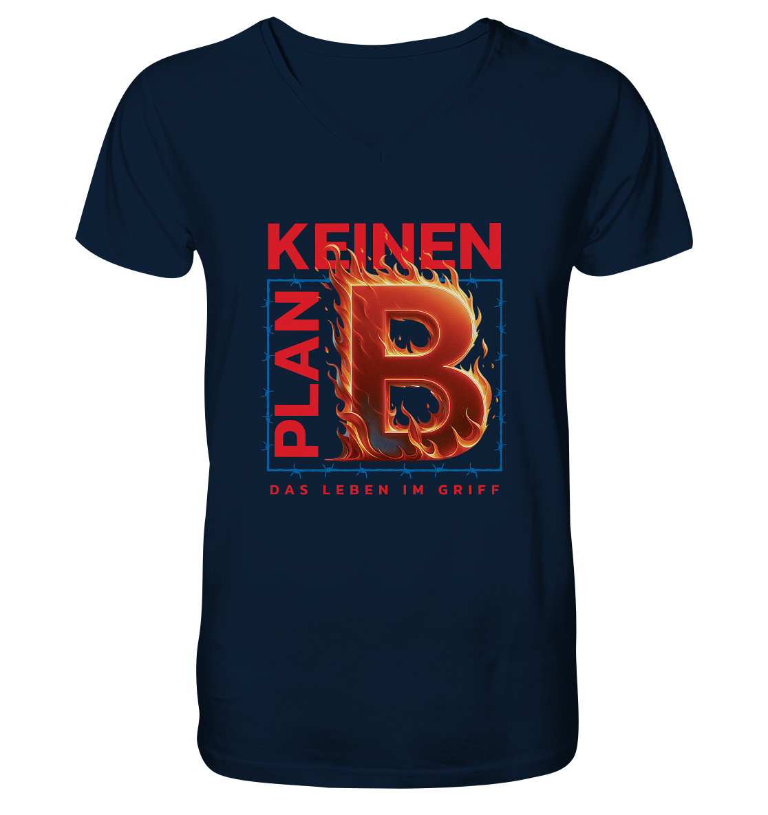 Keinen Plan B - V-Neck Shirt