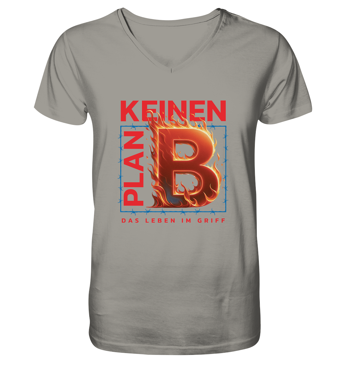 Keinen Plan B - V-Neck Shirt