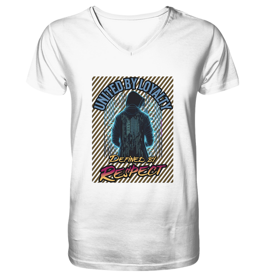 Loyal und Respekt - V-Neck Shirt