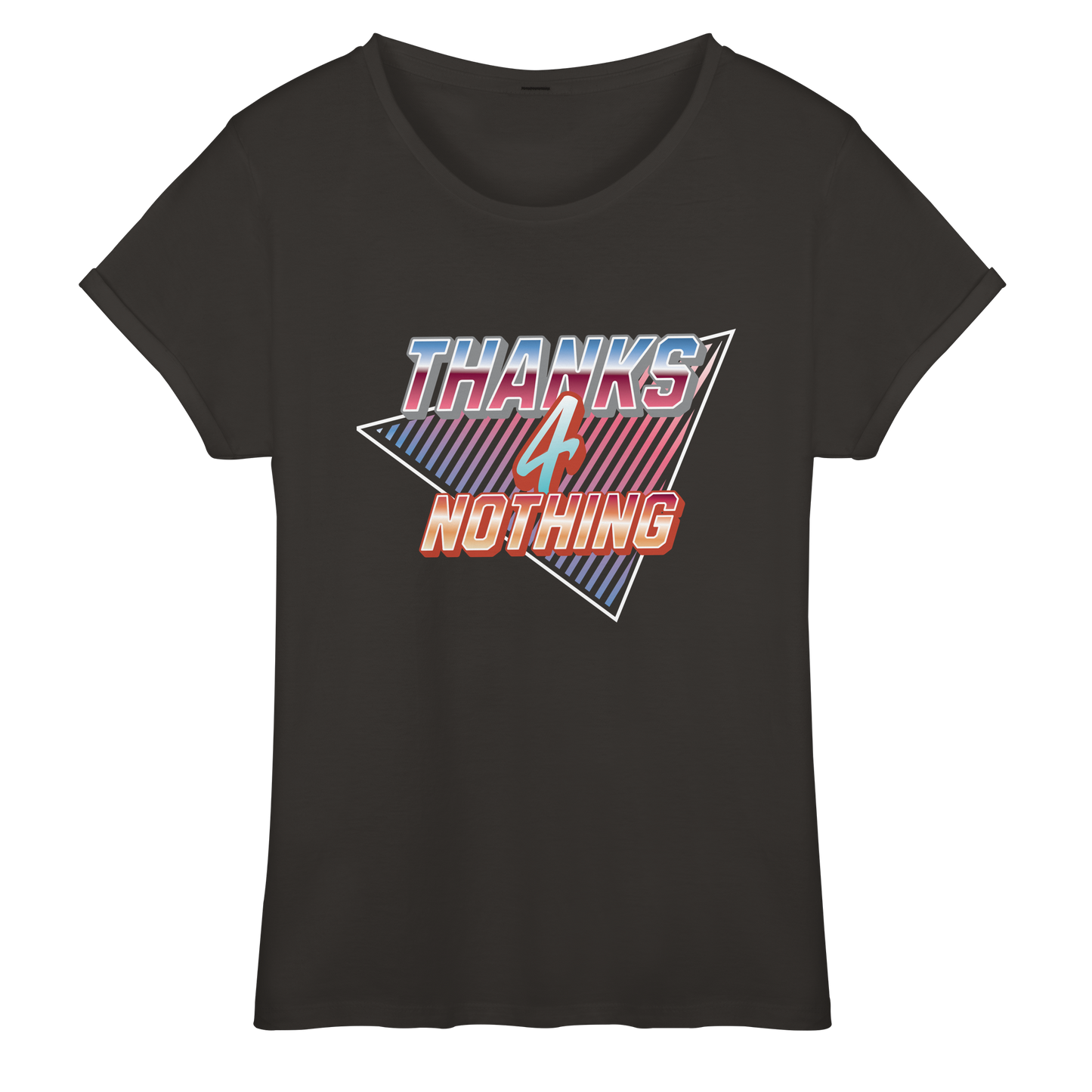 Danke für nichts - Womens Roll-Up T-Shirt