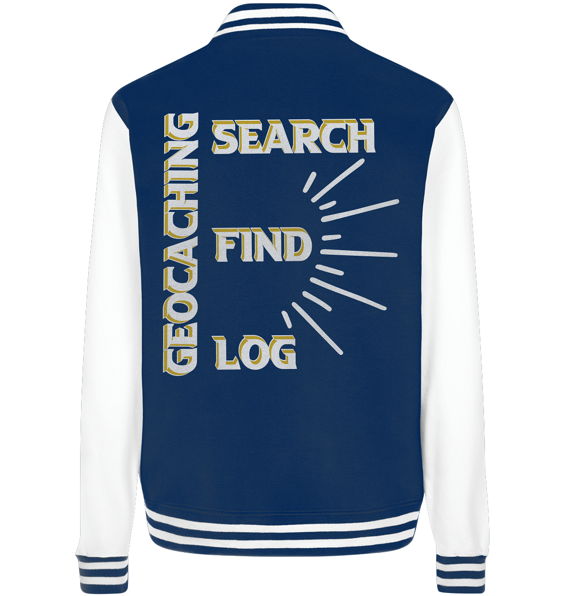 Geocaching-SEARCH-FIND-LOG, Cache Helles Disign - College Jacket