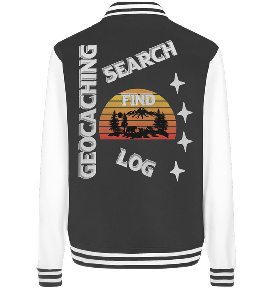 Geocaching-SEARCH-FIND-LOG, Cache Helles Design, Mounten - College Jacket