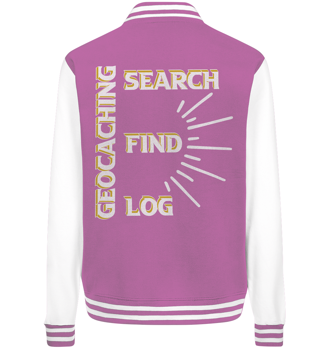 Geocaching-SEARCH-FIND-LOG, Cache Helles Disign - College Jacket