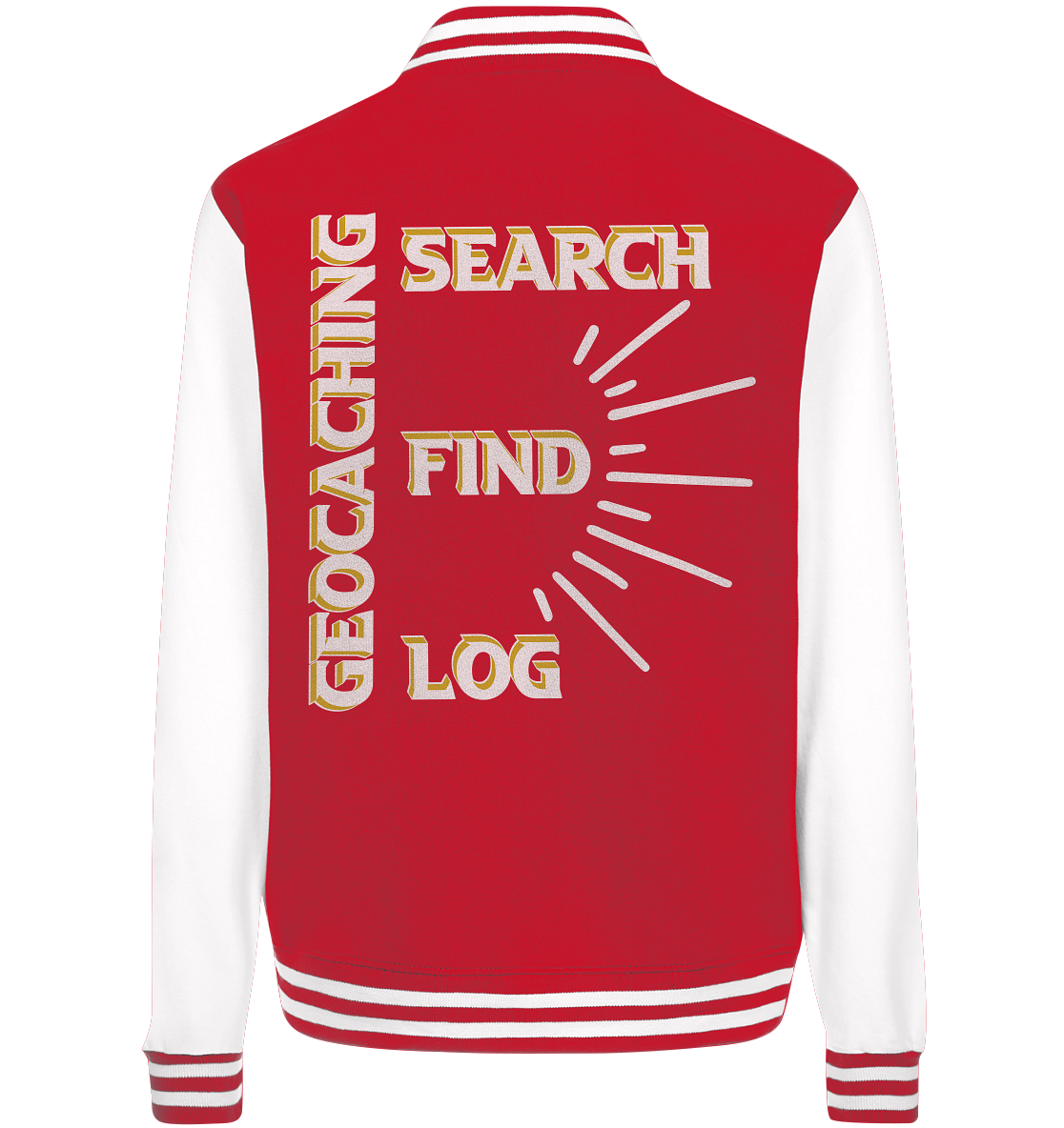 Geocaching-SEARCH-FIND-LOG, Cache Helles Disign - College Jacket