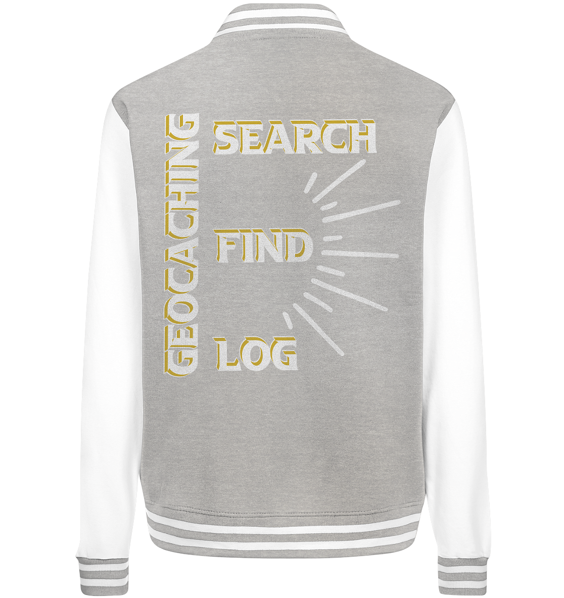 Geocaching-SEARCH-FIND-LOG, Cache Helles Disign - College Jacket