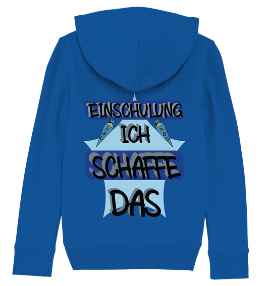 Einschulung, Ich schaff das Motivation - Kids Organic Hoodie