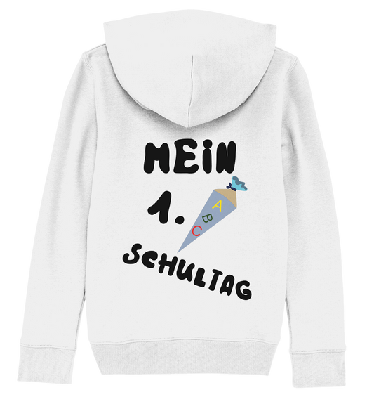 1. Schultag, Einschulung, Zuckettüte - Kids Organic Hoodie