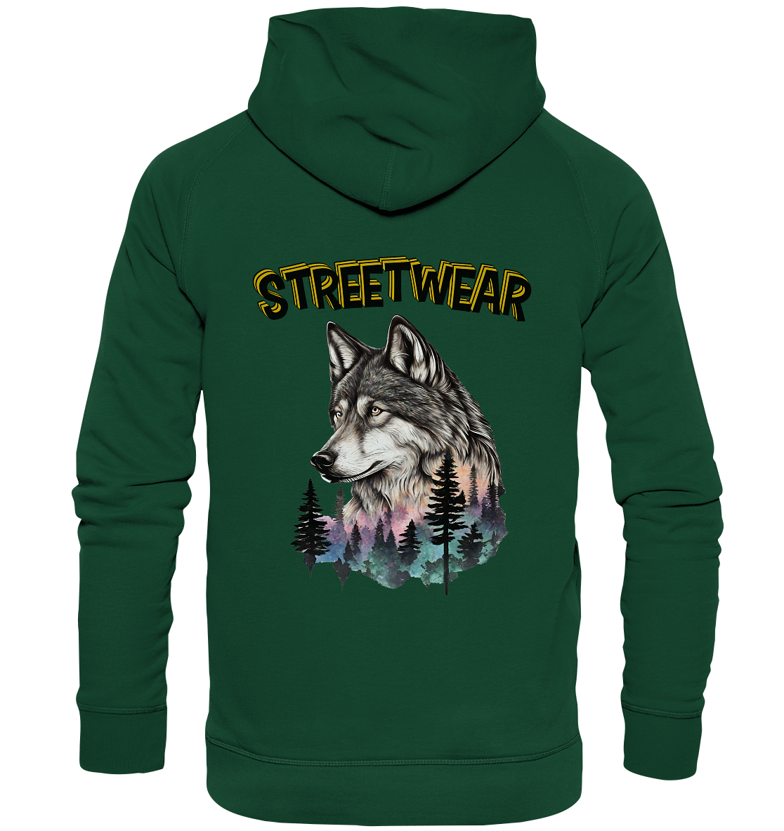 Streetwear Wildlife Design - Kids Premium Hoodie