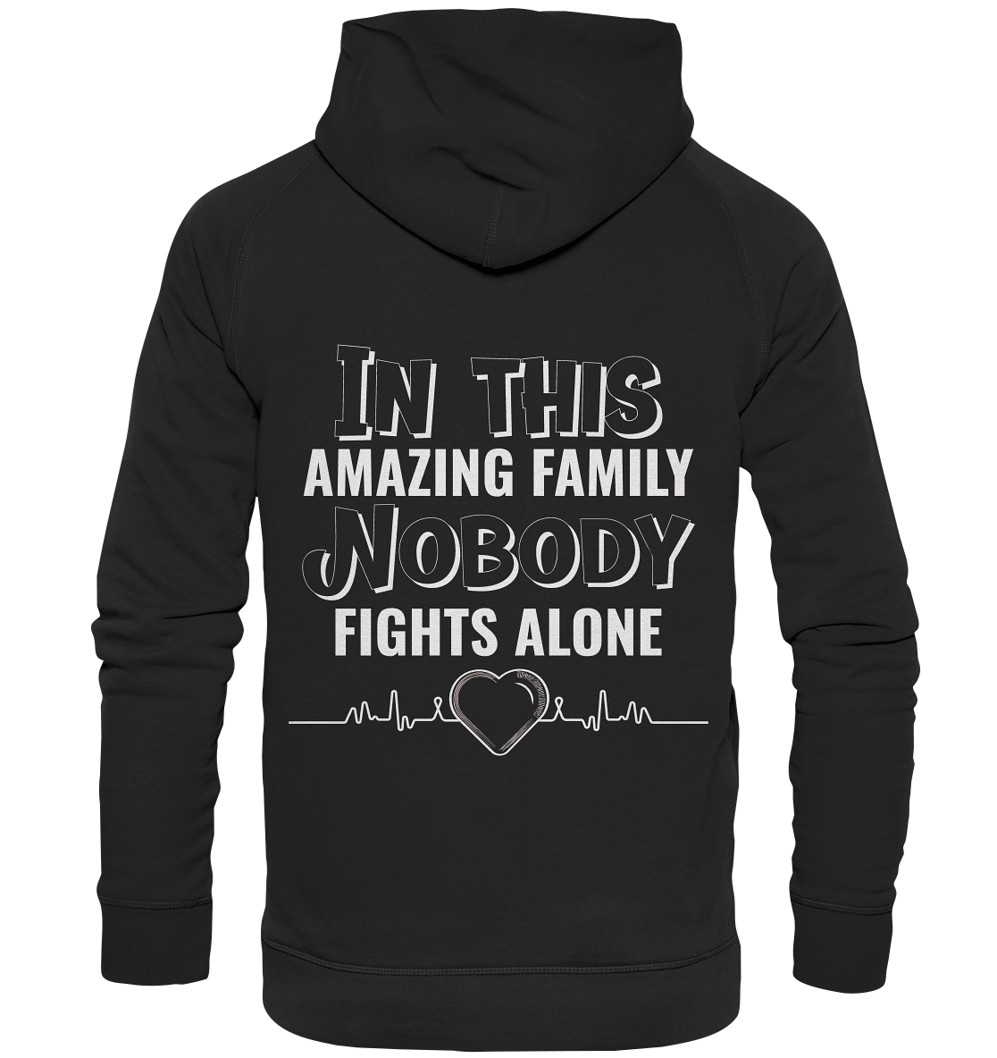 NOBODY FIGHTS ALONE- Streetwear, Casual Fashion für die ganze Familie - Kids Premium Hoodie