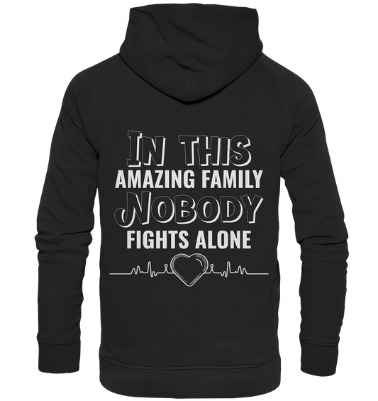 NOBODY FIGHTS ALONE- Streetwear, Casual Fashion für die ganze Familie - Kids Premium Hoodie