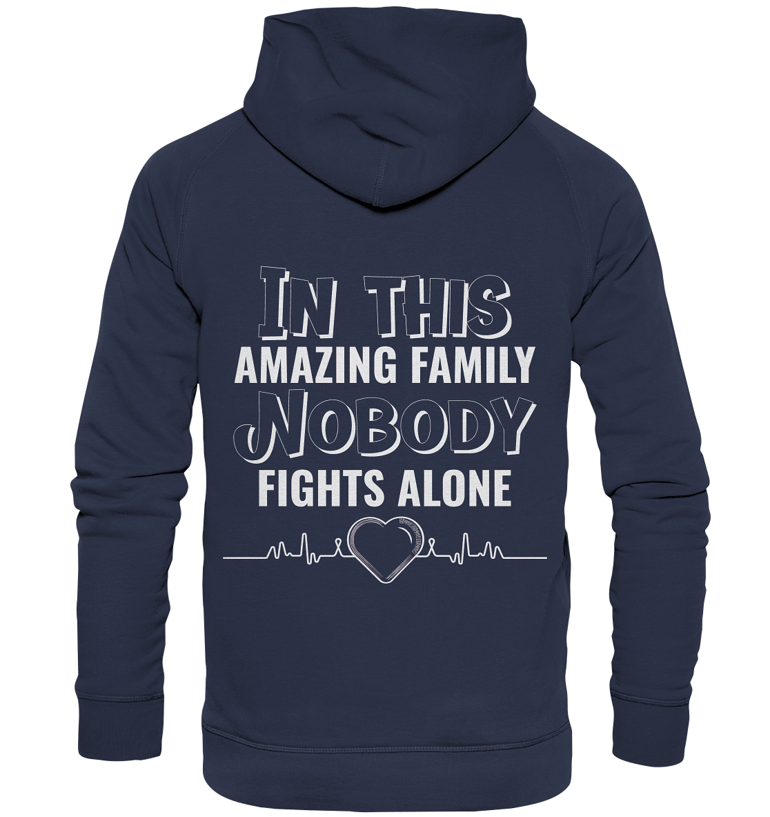 NOBODY FIGHTS ALONE- Streetwear, Casual Fashion für die ganze Familie - Kids Premium Hoodie