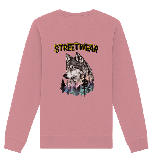 Streetwear Wildlife Design - Organic Basic Unisex Sweatshirt