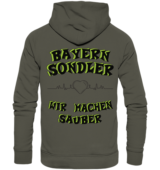 Sondler Bayern- Wir machen sauber... Streetwear, casual design & Statement - Organic Hoodie