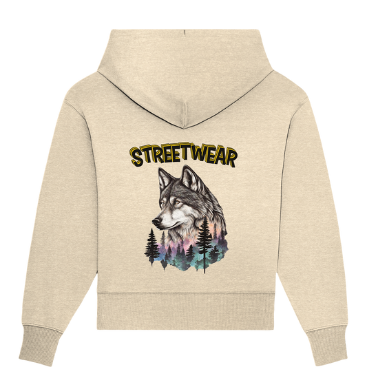 Streetwear Wildlife Design - Organic Oversize Hoodie