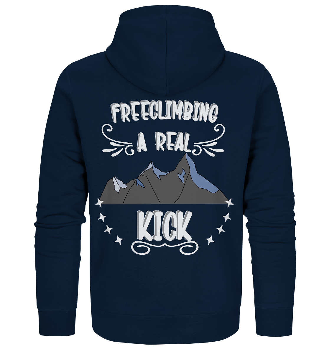 Freeclimbing - a real kick, sportlich & gefährlich - Organic Zipper