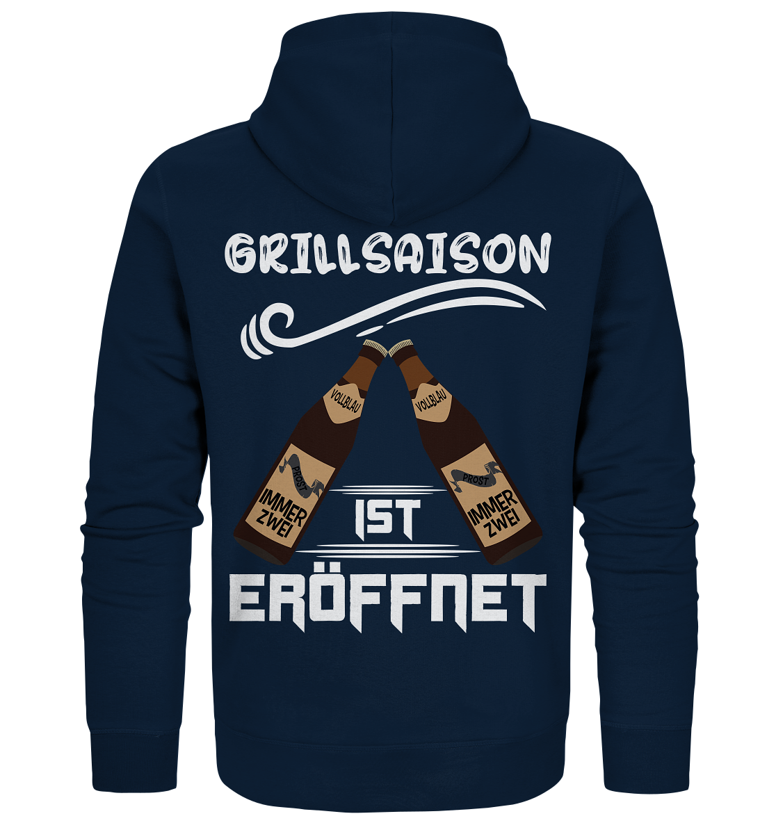 Grillsaison ist eröffnet, Grillen, Party, Feiern, Helles Design - Organic Zipper