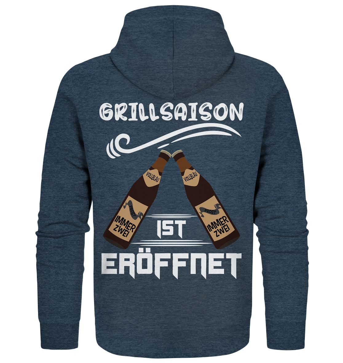 Grillsaison ist eröffnet, Grillen, Party, Feiern, Helles Design - Organic Zipper