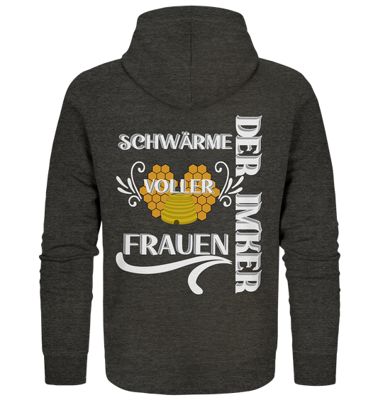 Der Imker, schwärme voller Frauen, Imkerei, Helden, Helles Motiv - Organic Zipper