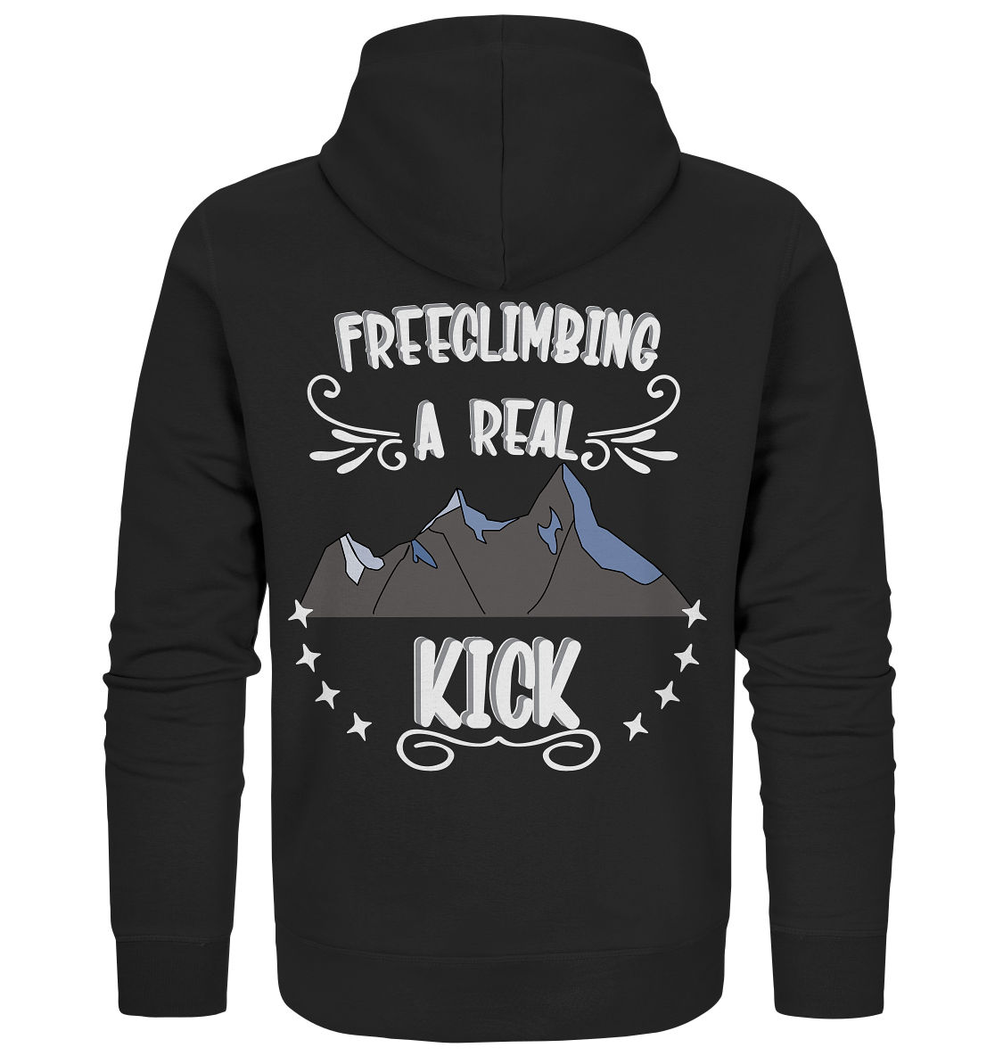 Freeclimbing - a real kick, sportlich & gefährlich - Organic Zipper