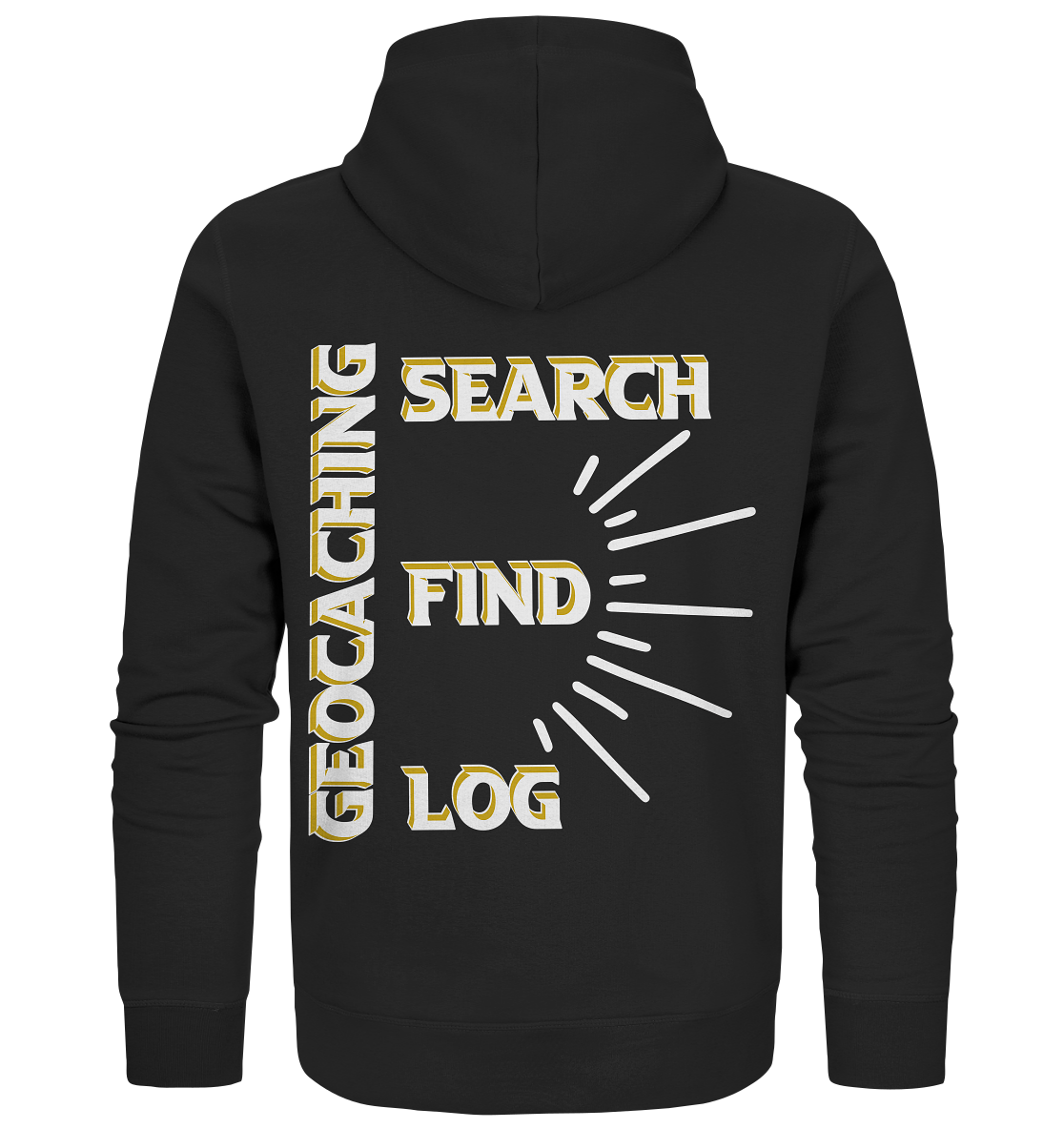 Geocaching-SEARCH-FIND-LOG, Cache Helles Disign - Organic Zipper