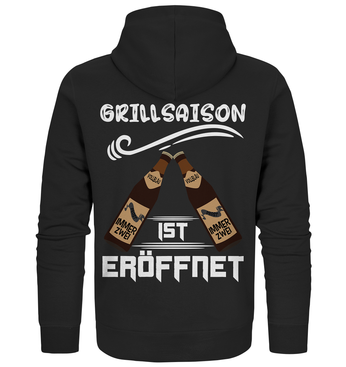 Grillsaison ist eröffnet, Grillen, Party, Feiern, Helles Design - Organic Zipper